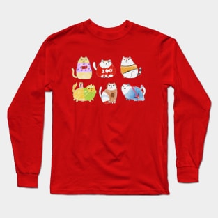 Pack 6 cutes Long Sleeve T-Shirt